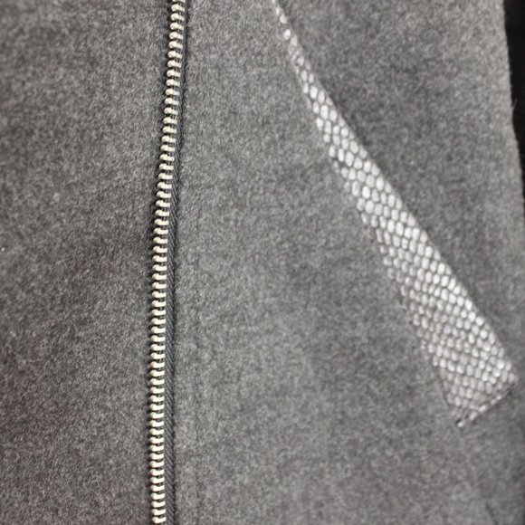 KENSIE NWOT Moto Jacket Snakeskin Print Fall Jacket Fall Coat XS - Picture 9 of 11